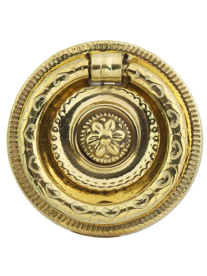 Small Empire Style Single Post Pull in Antique-by-Hand Finish Small Empire Style Single Post Pull in Antique-by-Hand Finish